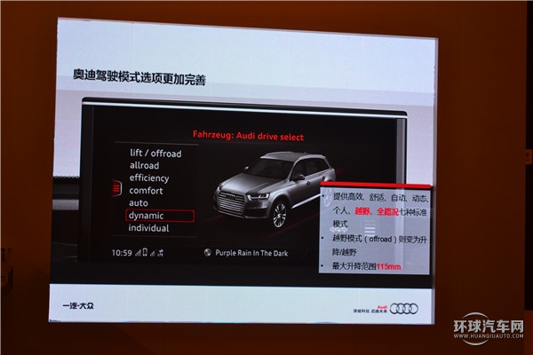 全新奥迪Q7性能介绍及试驾路线
